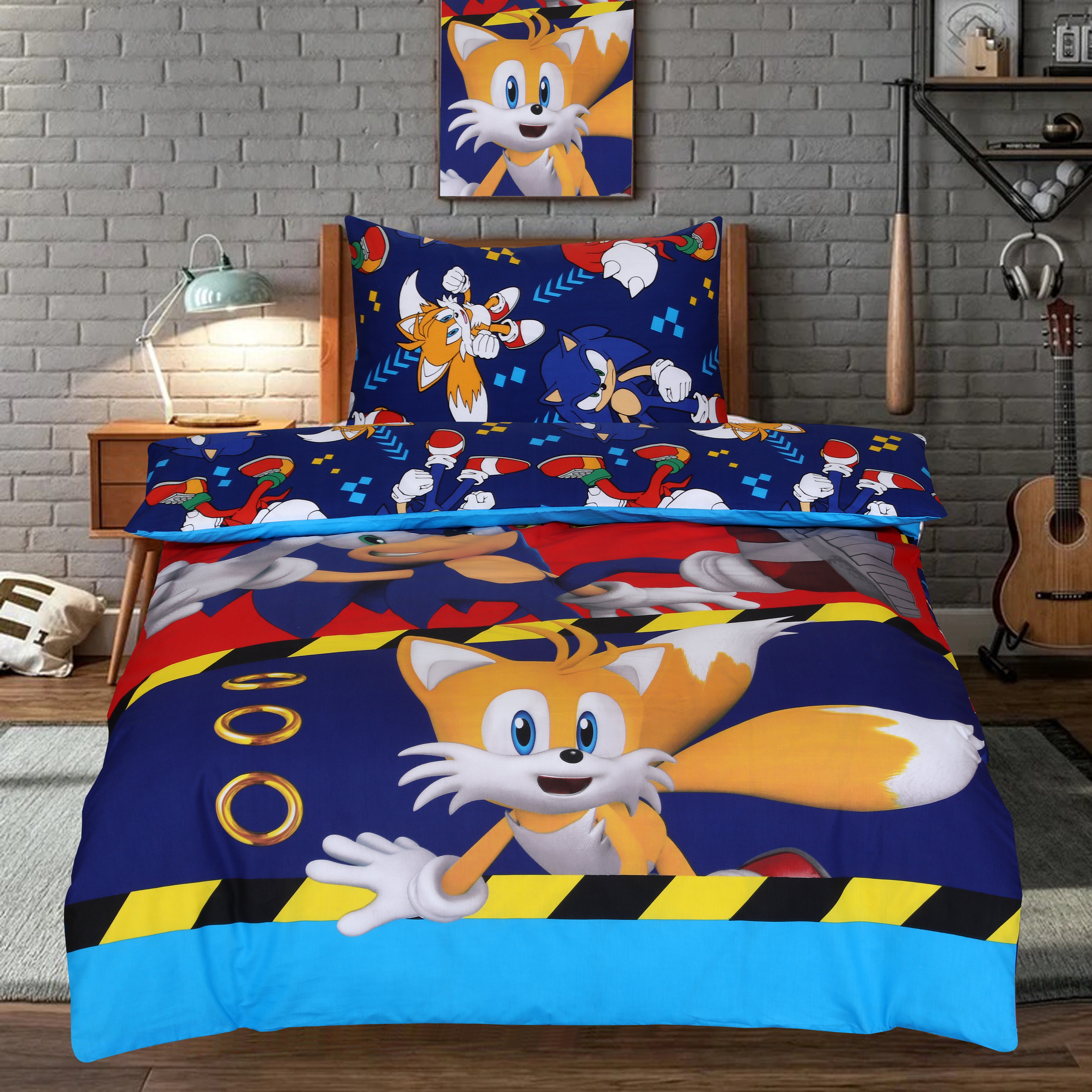 Sonic & Tails Quilt – Race into Dreamland